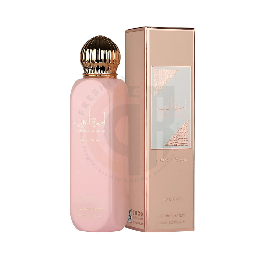 Ameerat Al Arab Prive Rose All Over Spray 150ml – Floral Fruity Mist