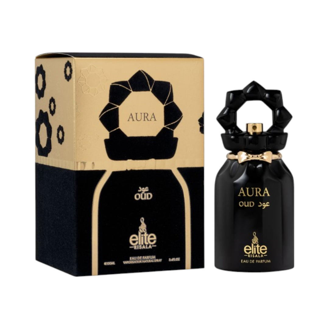 Aura Oud 100ml EDP – Oud and Amber Perfume by Risala Elite
