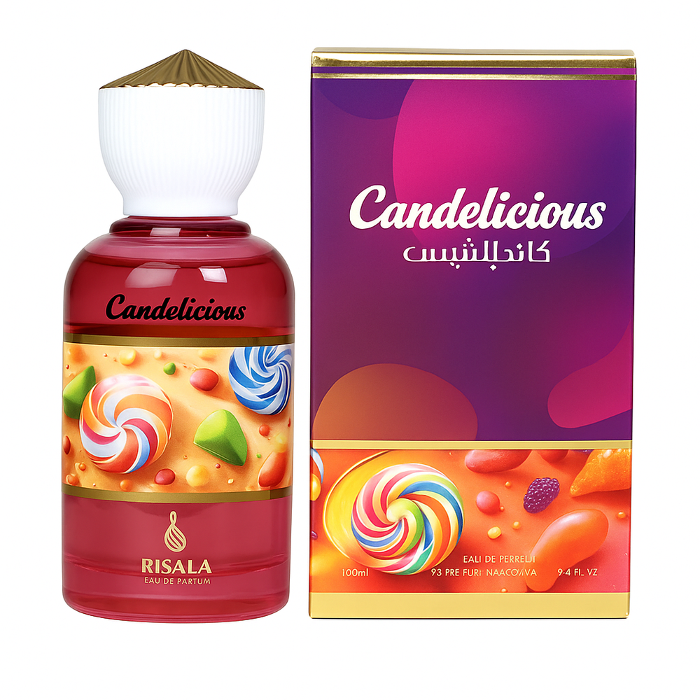 Candelicious 100ml EDP – Candy Marshmallow Perfume by Risala