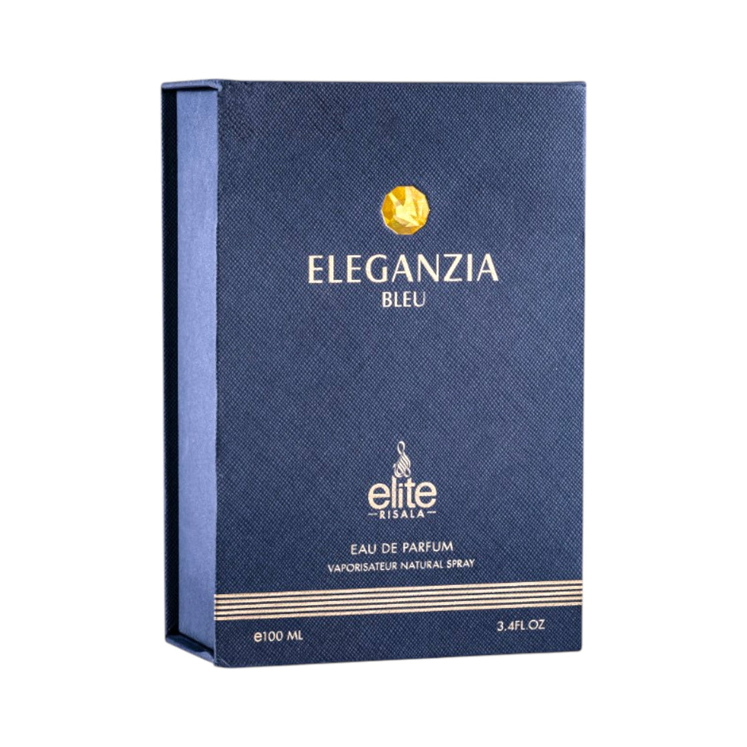 Eleganzia Bleu 100ml EDP by Risala Elite – Fresh Woody Marine Fragrance
