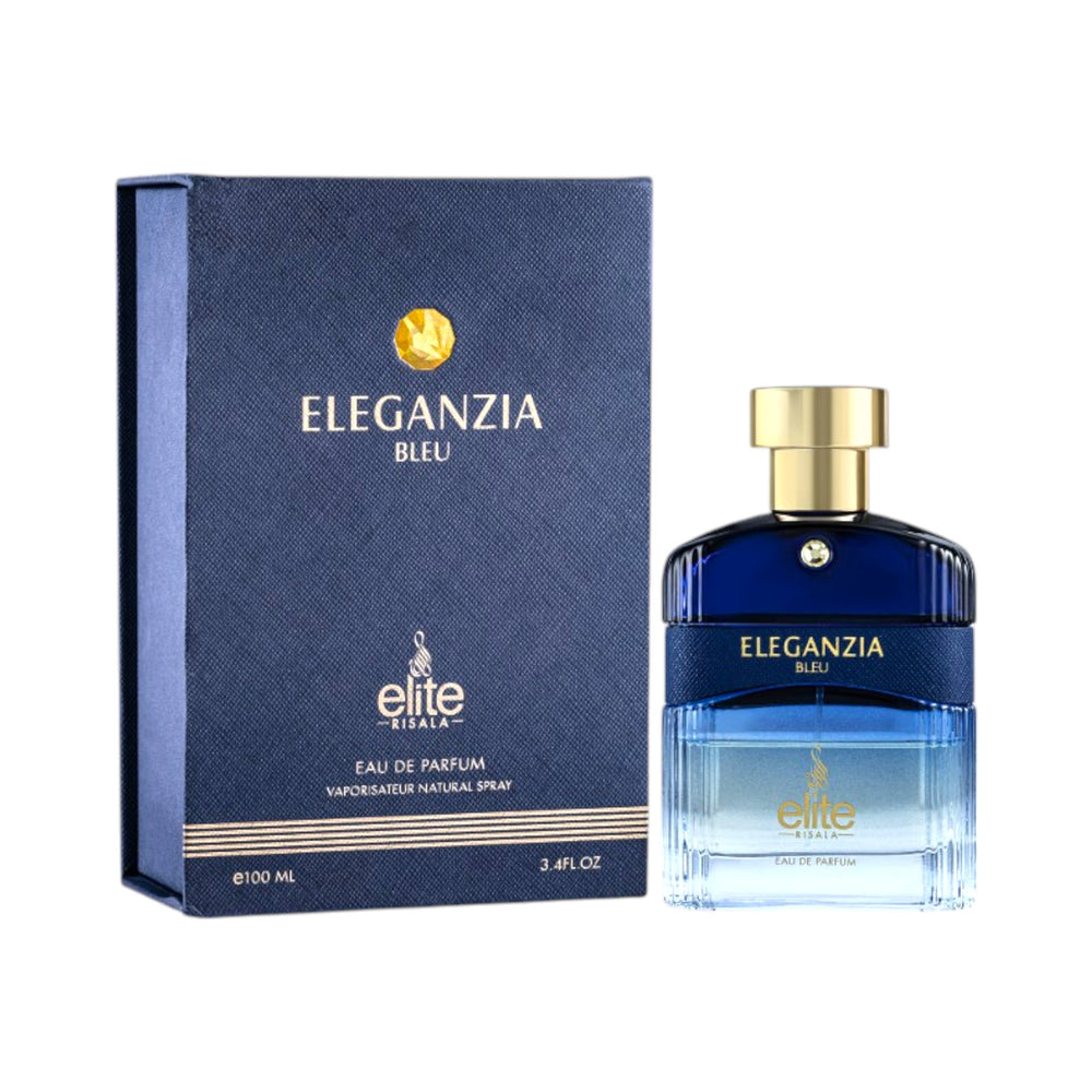 Eleganzia Bleu 100ml EDP by Risala Elite – Fresh Woody Marine Fragrance