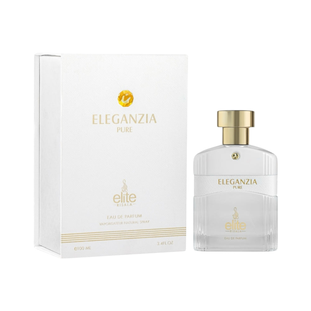 Eleganzia Pure 100ml EDP – Fresh Citrus Green Perfume by Risala Elite