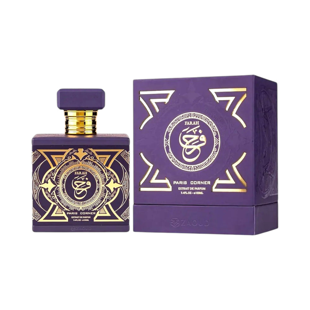 Farah 100ml Extrait de Parfum by Paris Corner – Warm and Spicy Scent