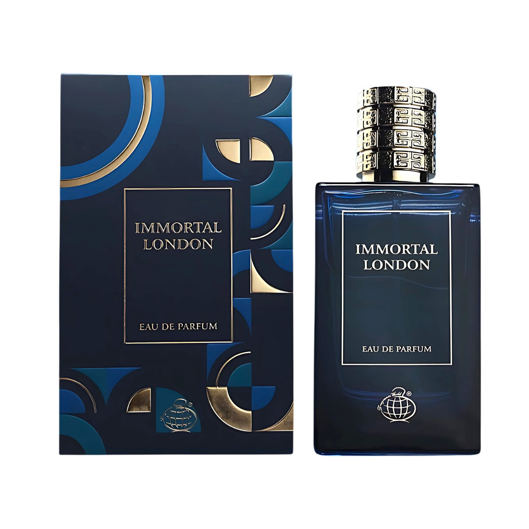Immortal London 100ml EDP by Fragrance World – Saffron Rose Vanilla Perfume
