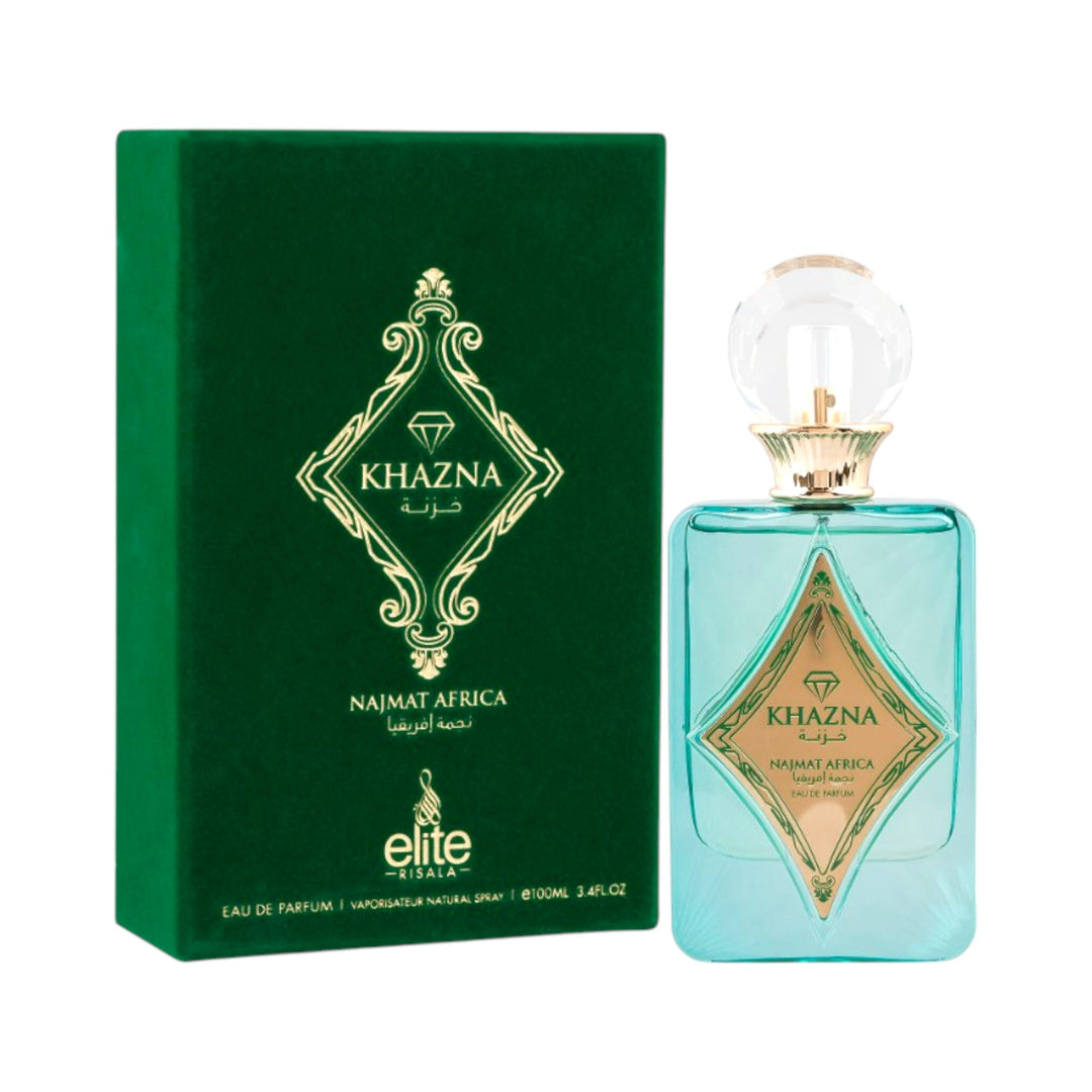 Khazna Najmat Africa 100ml EDP – Pear Vanilla Tonka Perfume
