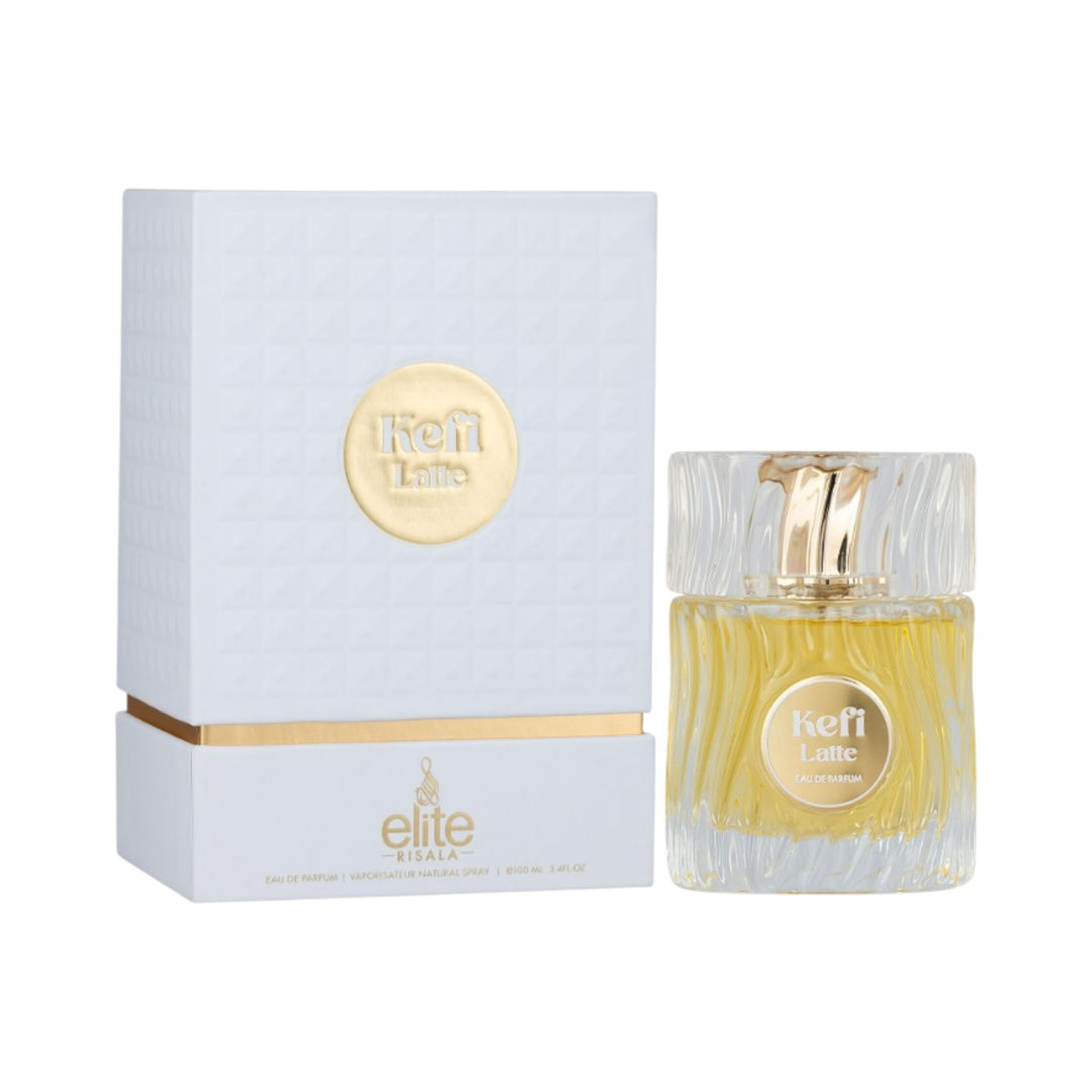 Kefi Latte 100ml EDP – Sweet Caramel Vanilla Perfume by Risala Elite