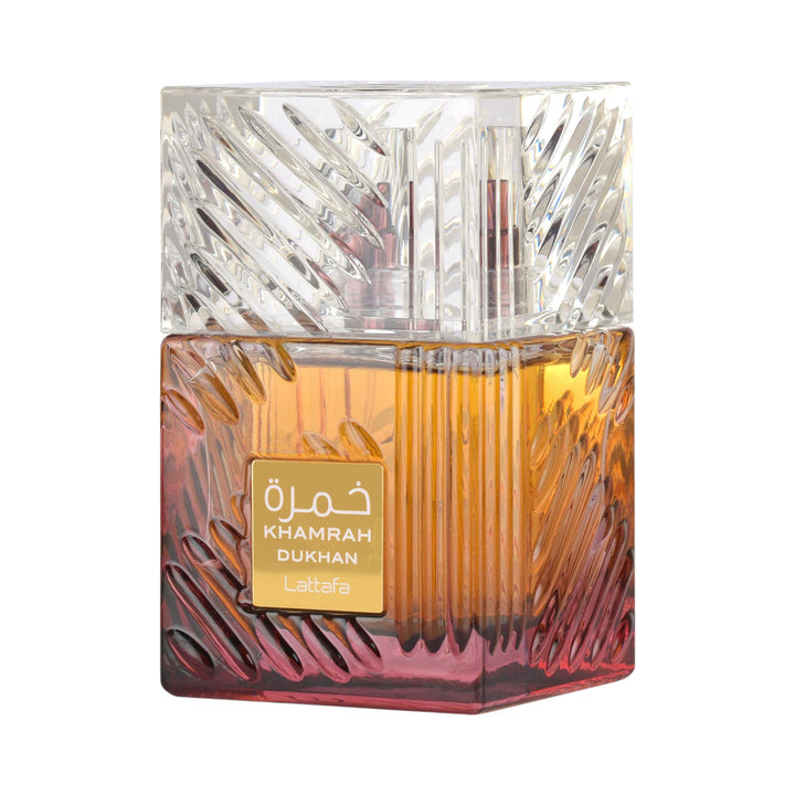 Khamrah Dukhan 100ml EDP by Lattafa – Spicy Smoky Perfume Bottle