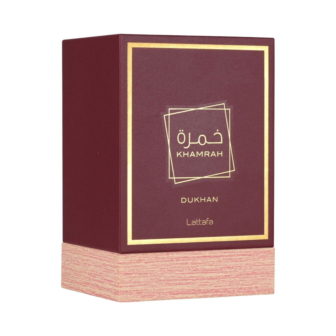 Khamrah Dukhan 100ml EDP by Lattafa – Spicy Smoky Perfume Bottle
