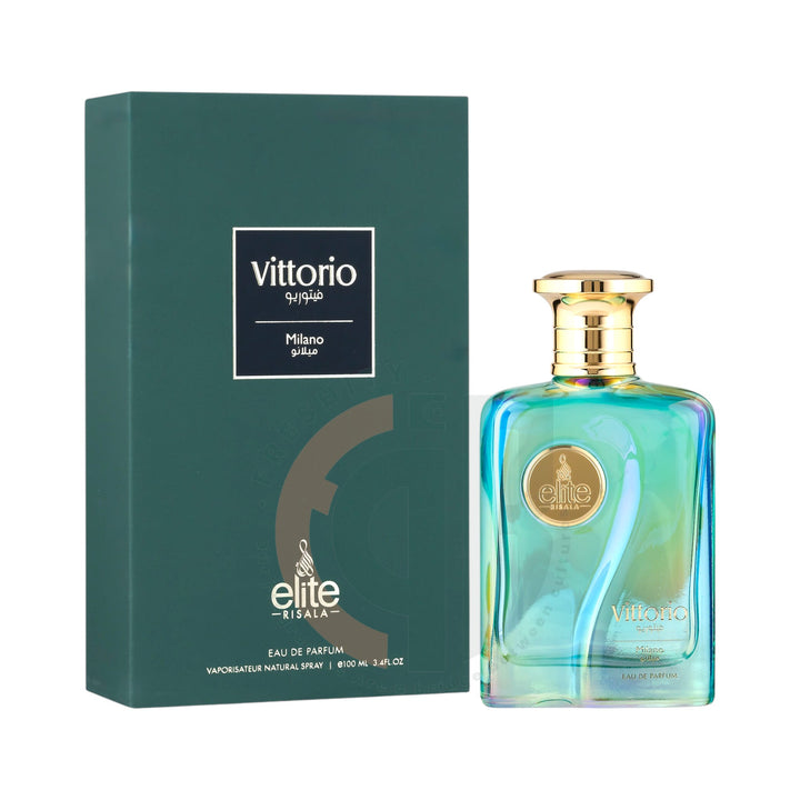 Vittorio Milano 100ml EDP – Leather and Amber Perfume by Risala Elite