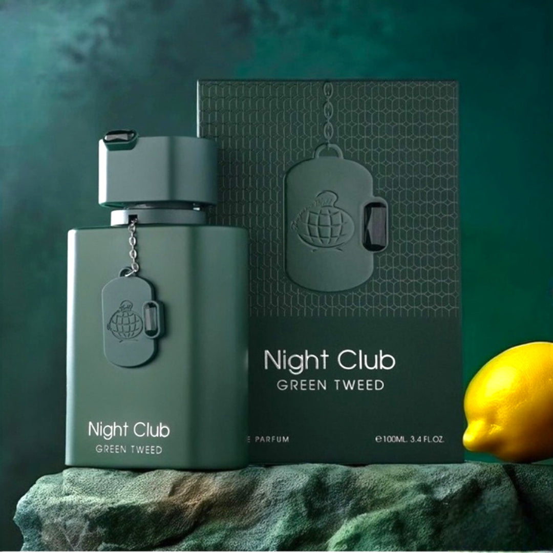 Night Club Green Tweed 100ml EDP – Fresh Green Woody Perfume