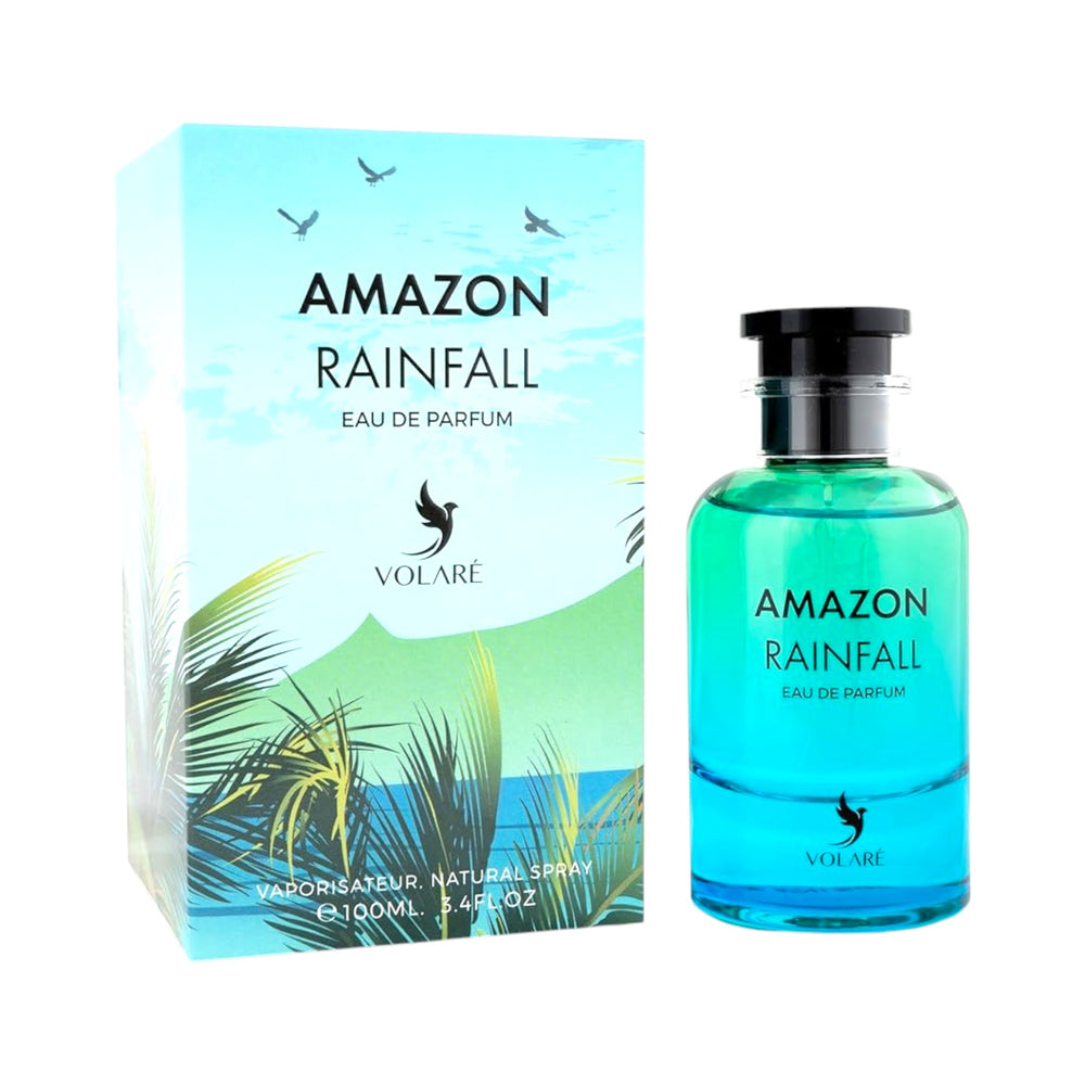 Amazon Rainfall 100ml EDP by Volare – Fresh Green Fragrance