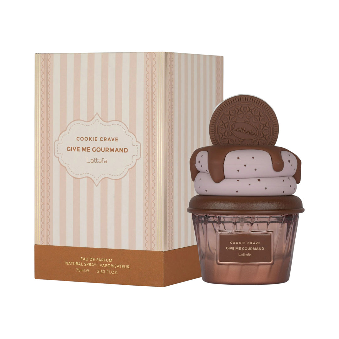 Cookie Crave 75ml EDP by Lattafa – Sweet Vanilla Cookie Perfume