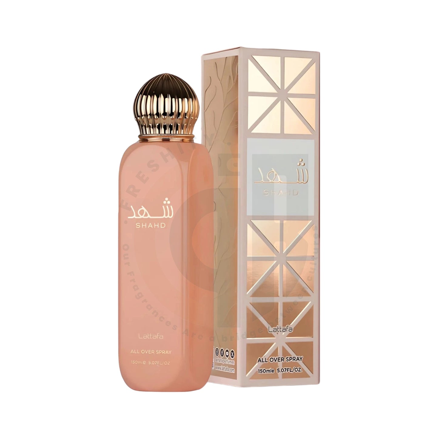 Shahd All Over Spray 150ml by Lattafa – Floral Vanilla Body Mist