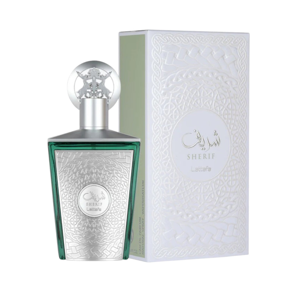 Sherif 100ml EDP by Lattafa – Apple Cedarwood Amber Perfume