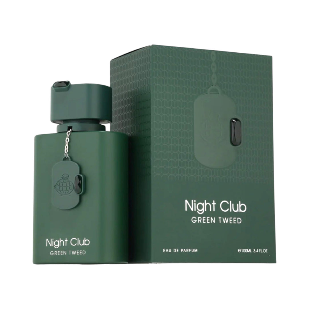 Night Club Green Tweed 100ml EDP – Fresh Green Woody Perfume