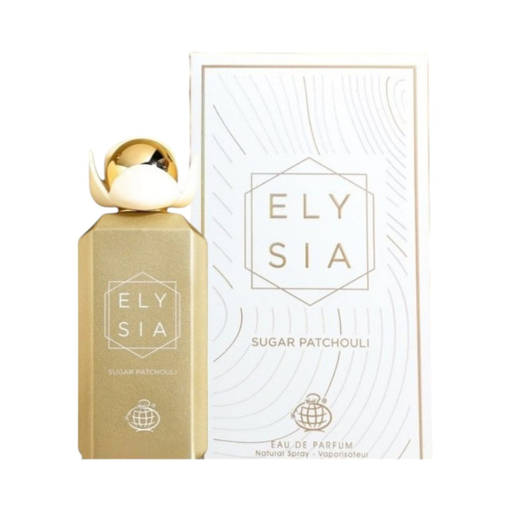 Elysia Sugar Patchouli 100ml EDP by Fragrance World – Sweet Spicy Oud Perfume