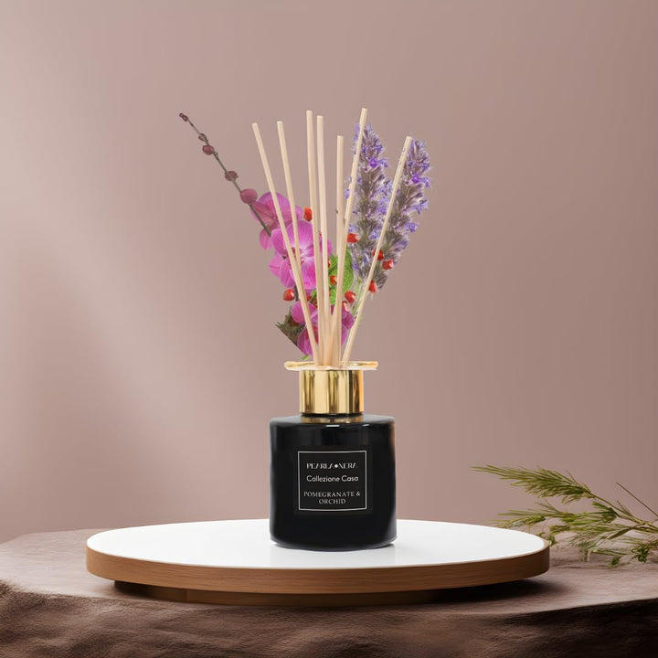 Pomegranate & Orchid Reed Diffuser 100ml by Pearla Nera