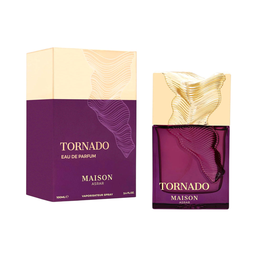 Tornado 100ml EDP by Maison Asrar – Fruity Saffron Vanilla Perfume