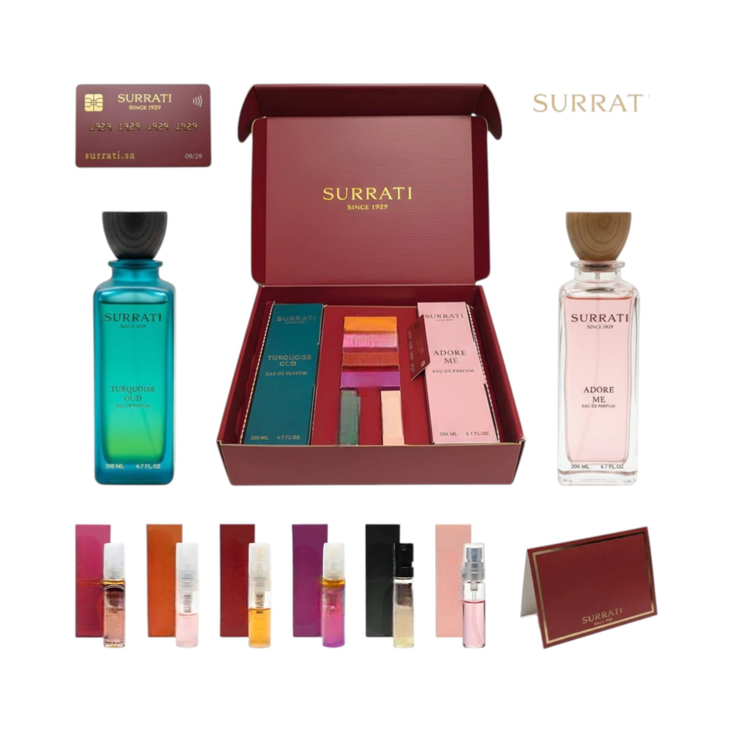 Turquoise Oud Adore Me gift set Surrati