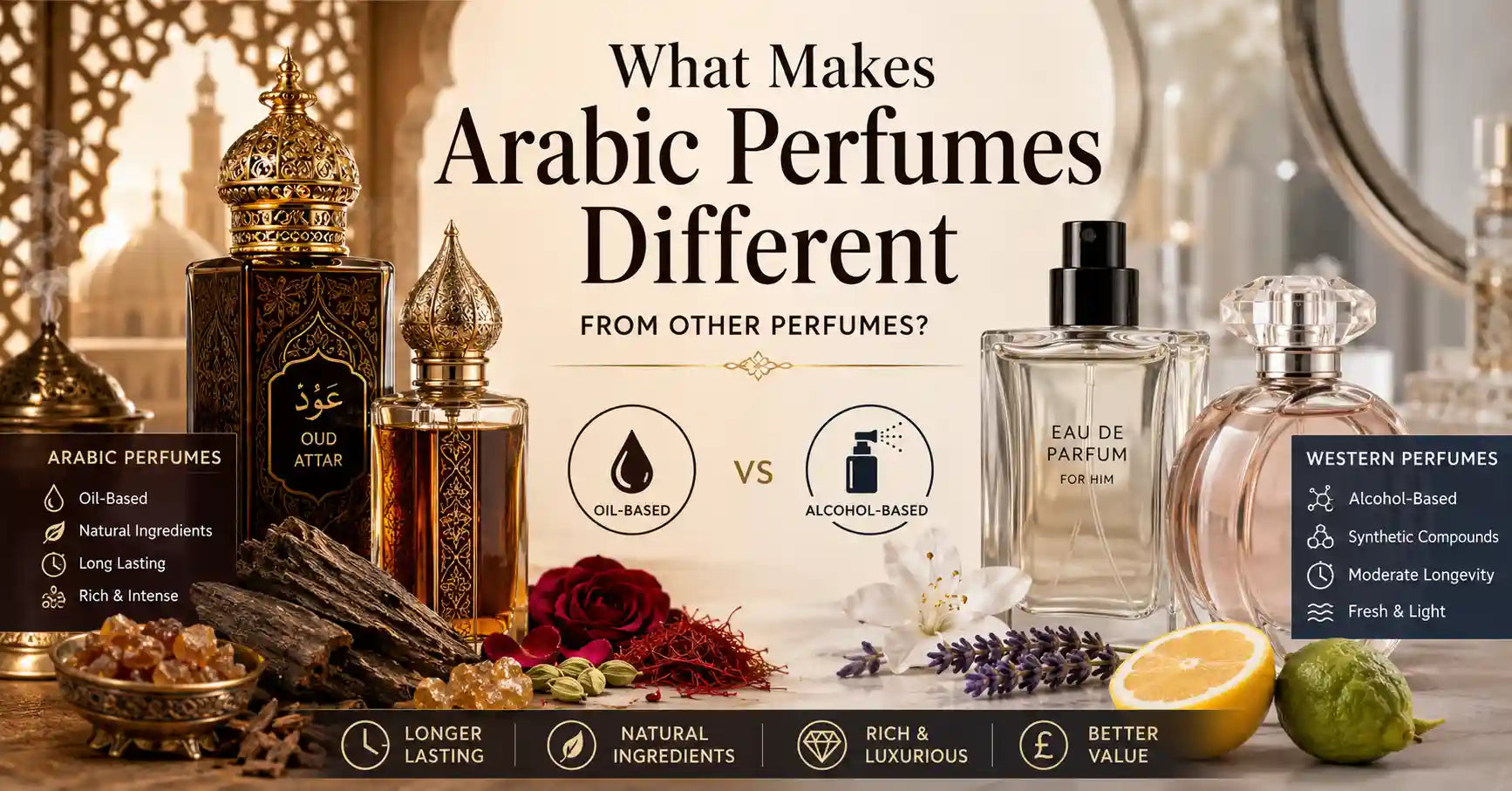 What Makes Arabic Perfumes Differ from Other Perfumes?