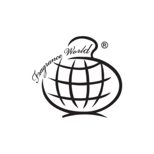 Elegant display of Fragrance World Logo, epitomizing luxury and global scent sophistication.