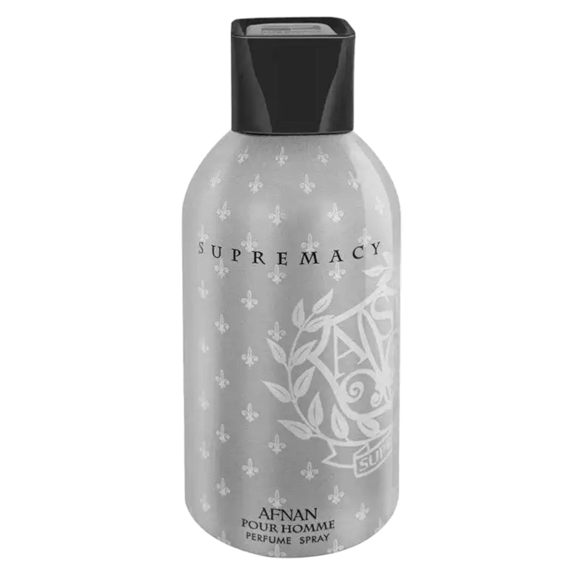 Afnan Supremacy Deodorant 250ml bottle showcased with emphasis on its masculine and elegant design.