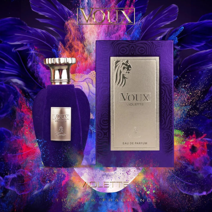 Voux Violette 100ml EDP by Emir – Fruity Vanilla and Amber Fragrance