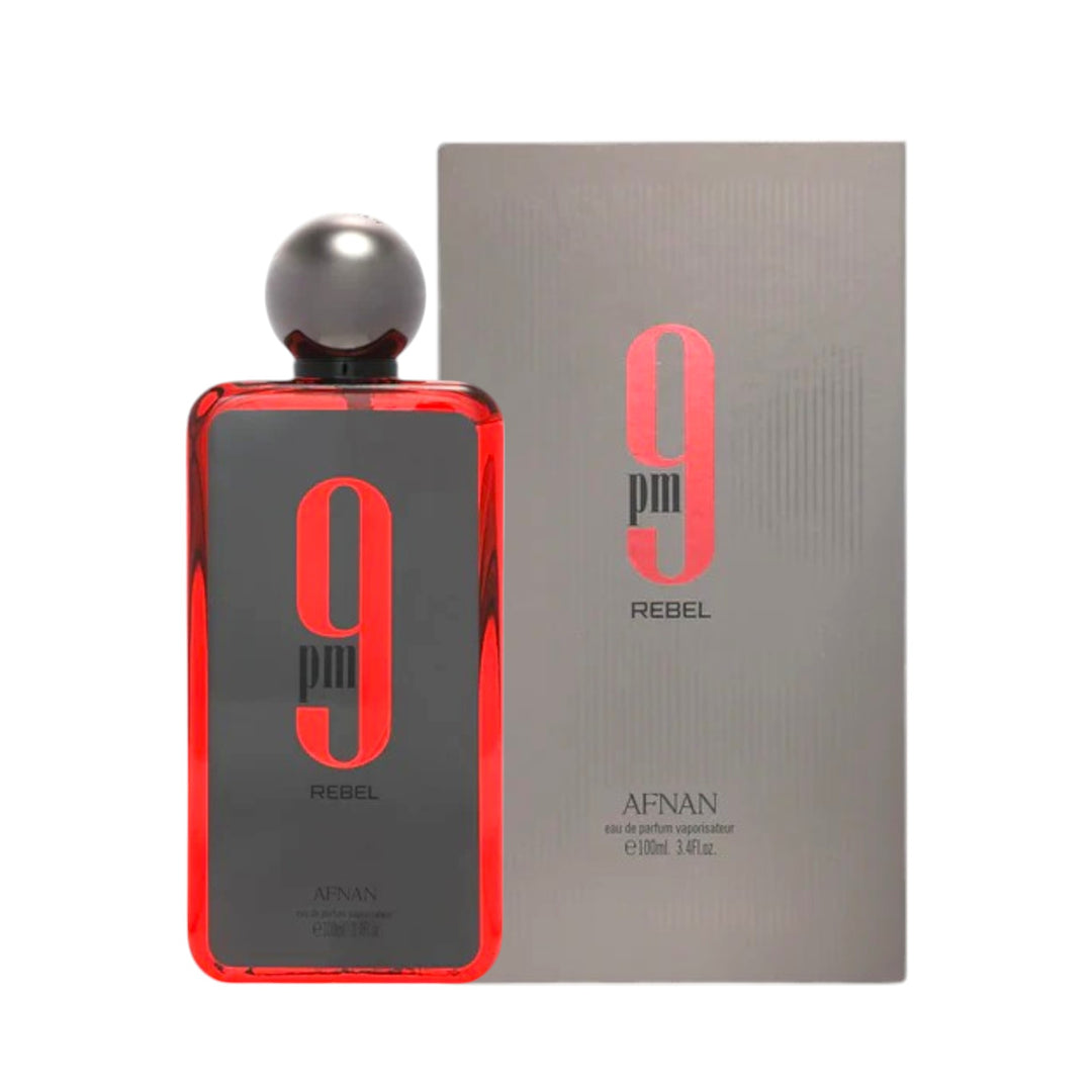 9PM Rebel 100ml EDP by Afnan – Sophisticated Fruity and Amber Scent