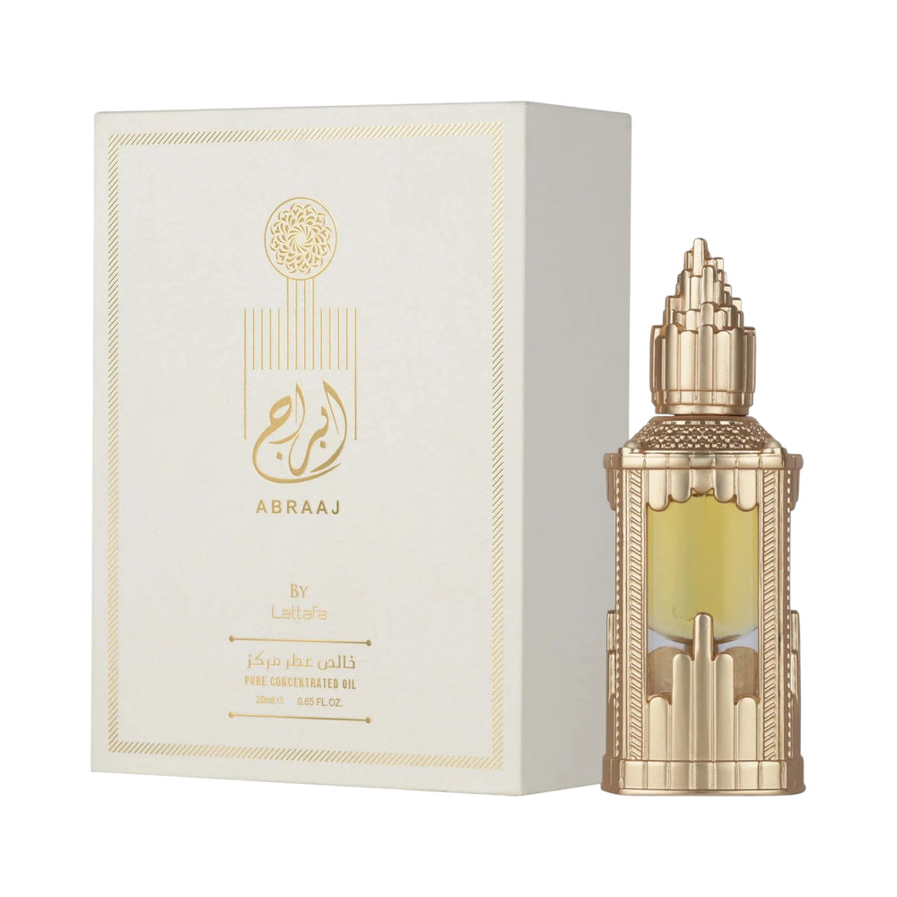 Abraaj Pure 20ml Concentrated Oil by Lattafa – Amber Rose Perfume
