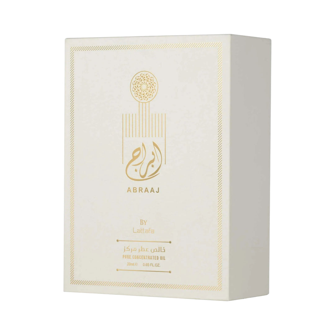 Abraaj Pure 20ml Concentrated Oil by Lattafa – Amber Rose Perfume