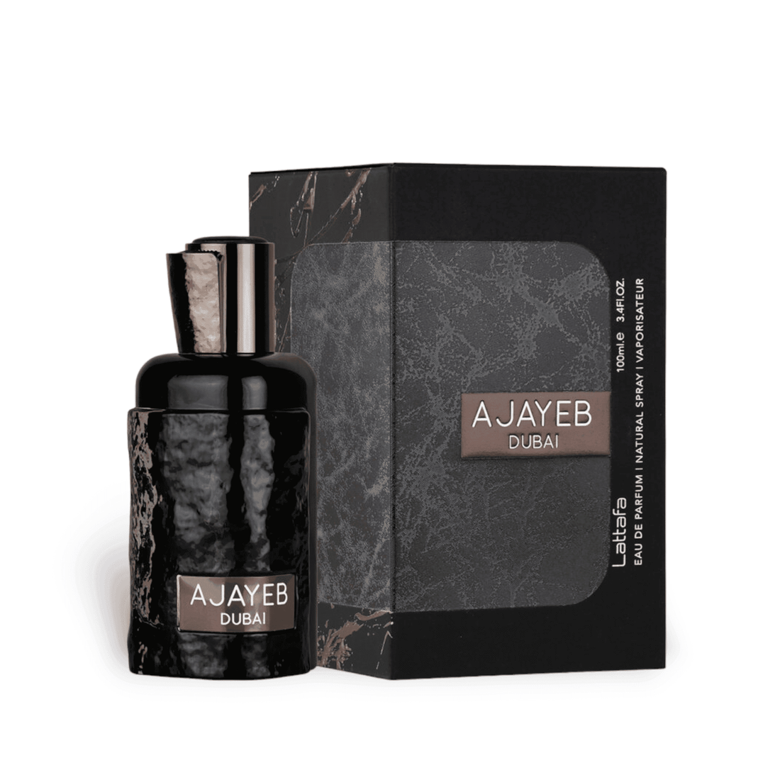 Ajayeb Dubai by Lattafa perfume showcasing enticing saffron and pineapple notes
