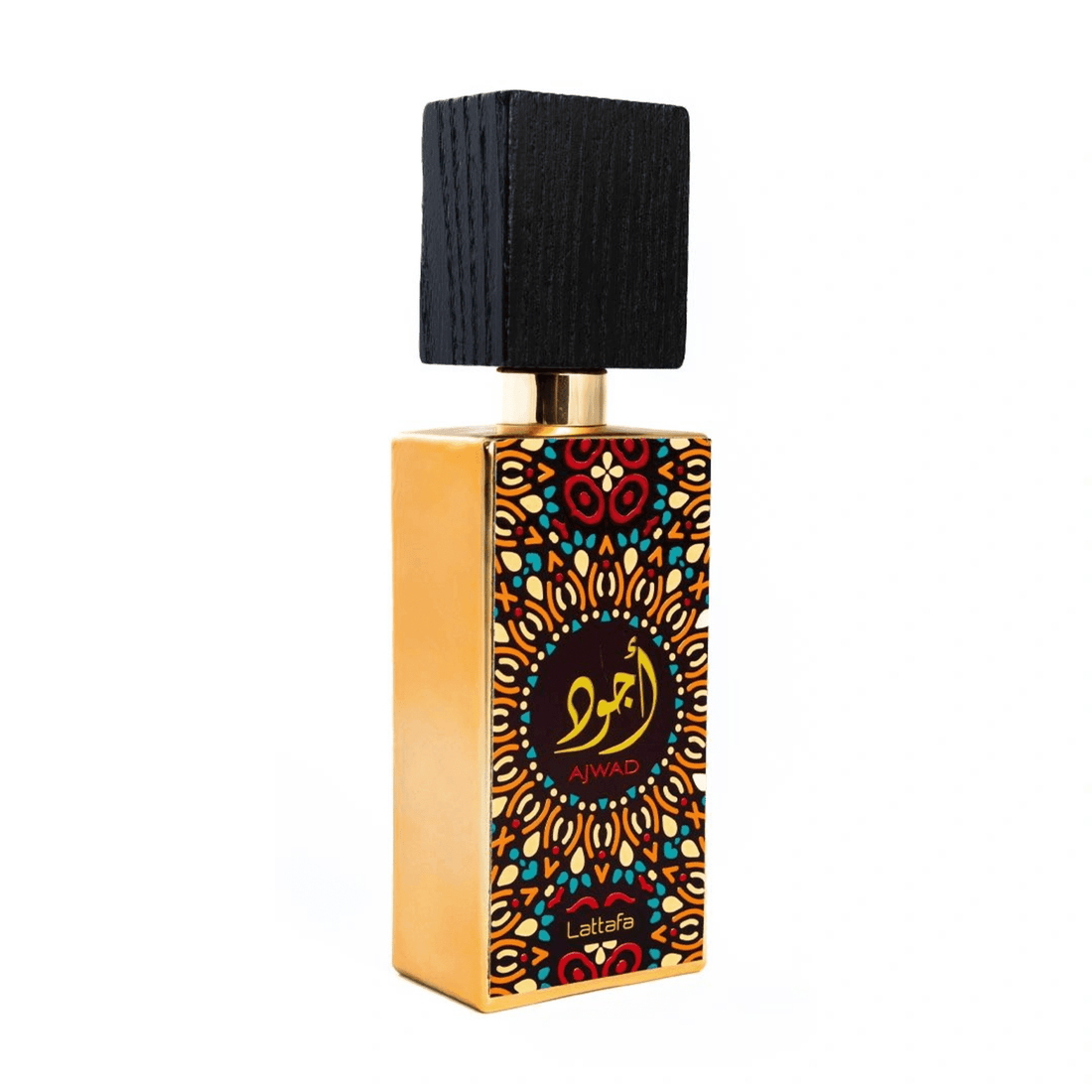 Eye-catching packaging of Lattafa Ajwad perfume