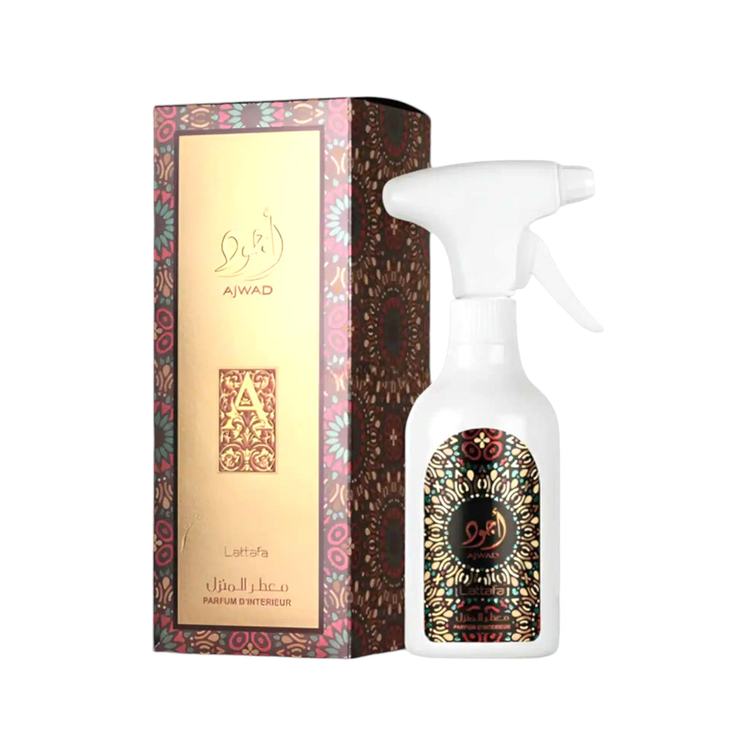 Ajwad Room Spray 450ml by Lattafa - Luxurious Fruity Floral Fragrance