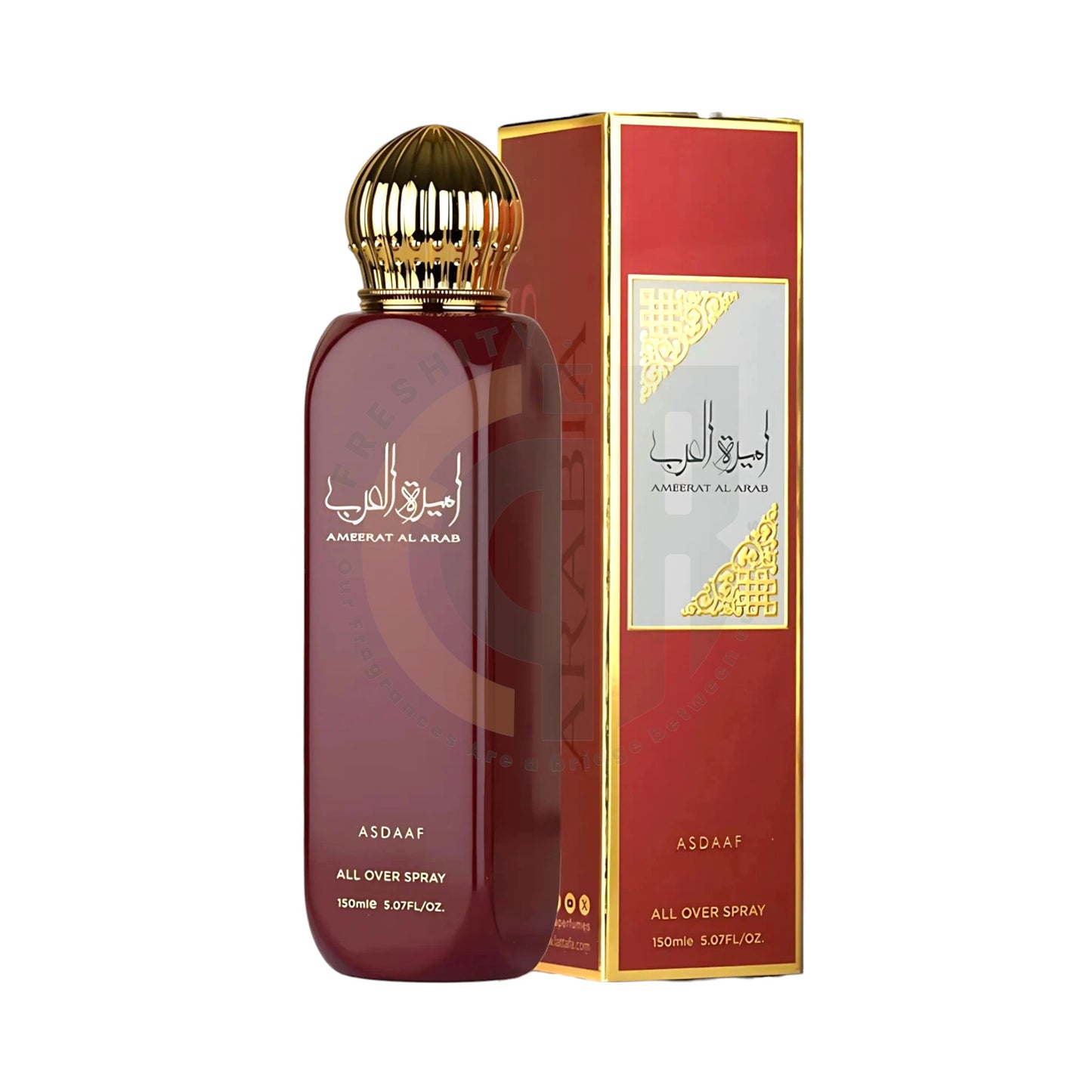 Ameerat Al Arab All Over Spray 150ml by Asdaaf – Herbal Floral Fragrance