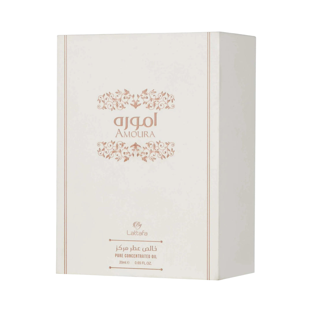 Amoura Pure 20ml Concentrated Oil by Lattafa – Almond Vanilla Perfume