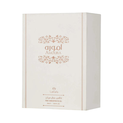 Amoura Pure 20ml Concentrated Oil by Lattafa – Almond Vanilla Perfume