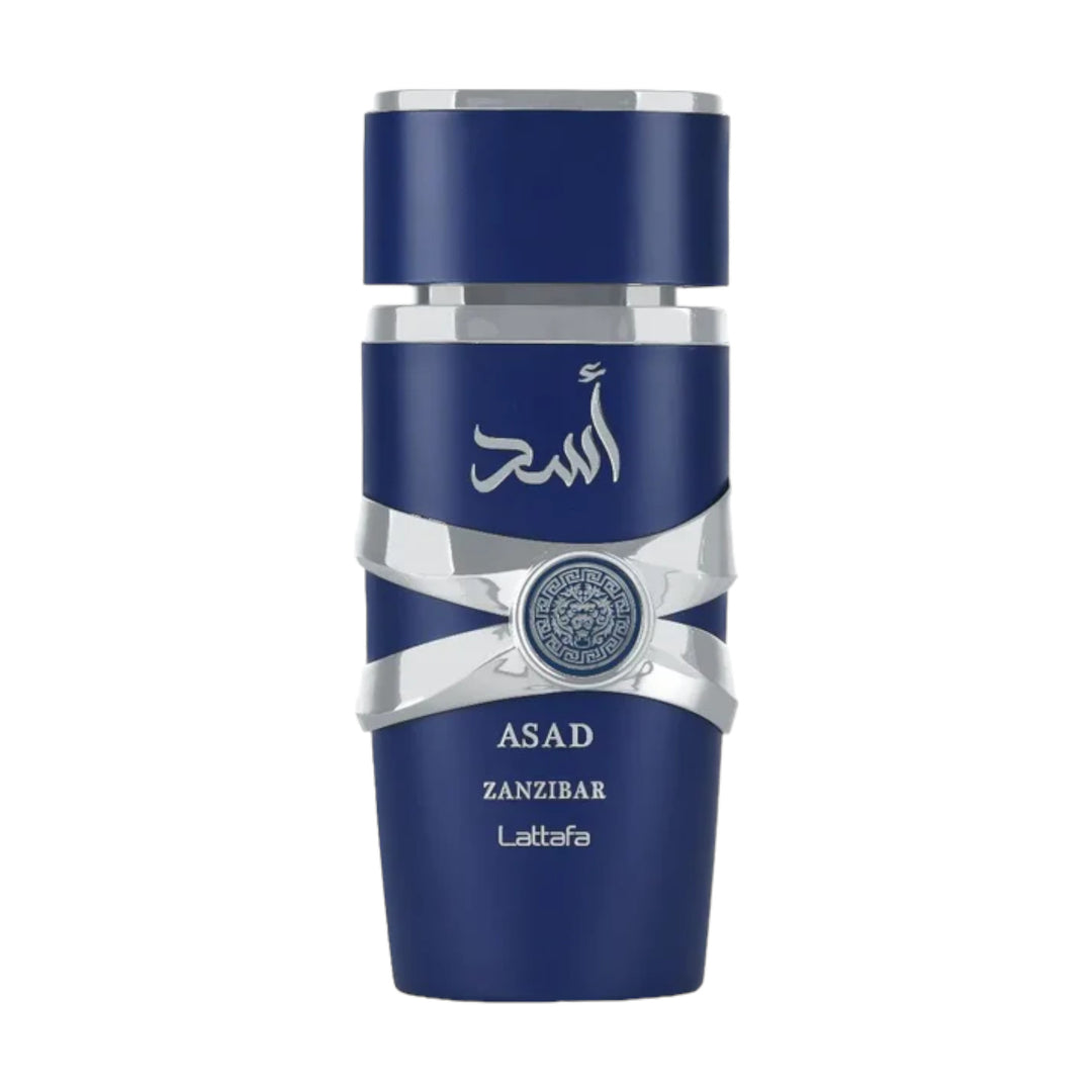 Asad Zanzibar 100ml Eau De Parfum bottle by Lattafa