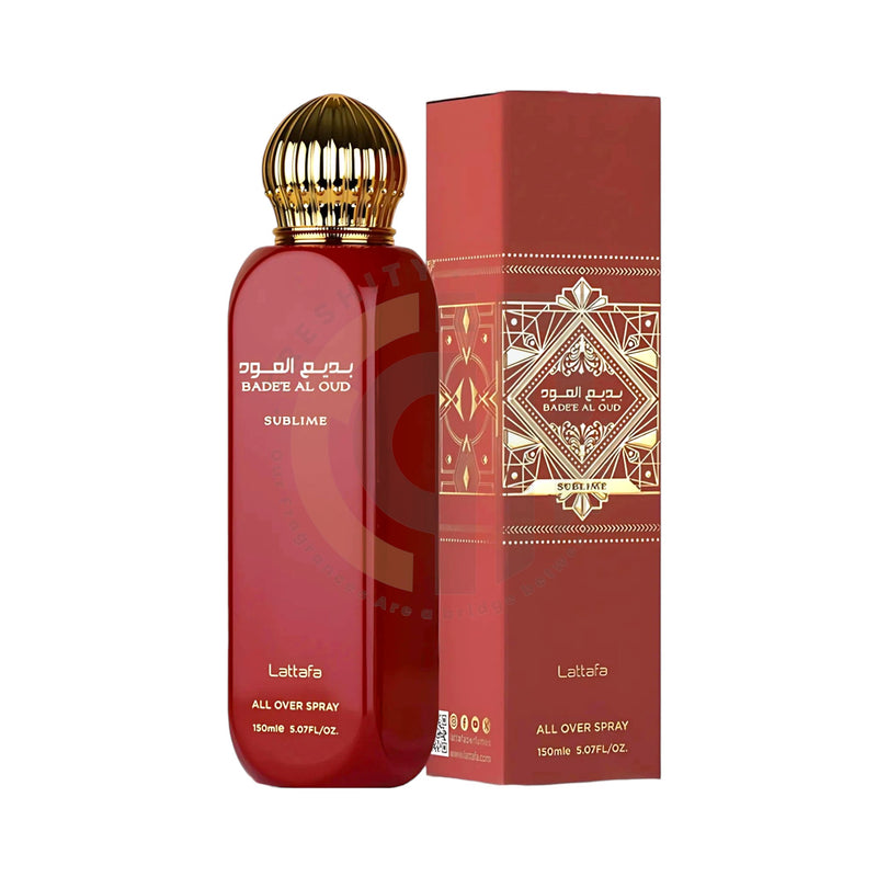 Badee Al Oud Sublime All Over Spray 150ml – Fruity Floral Body Mist
