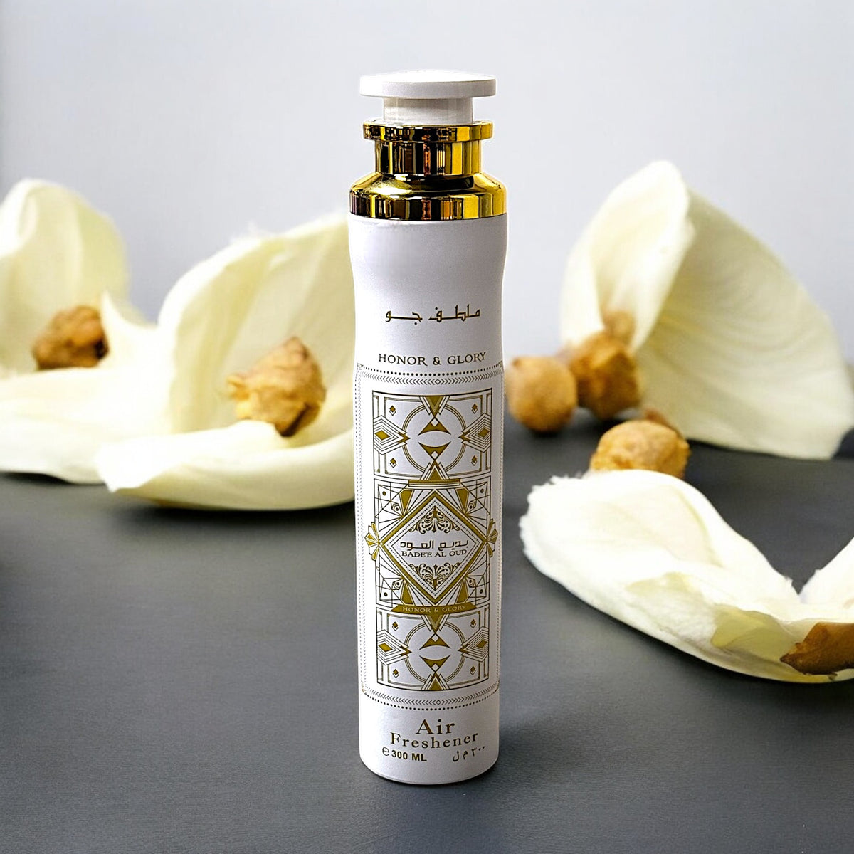 Bade’e Al Oud Honor & Glory Air Freshener 300ml by Lattafa – Elegant and Inviting Scent