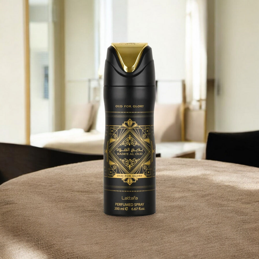 Bade’e Al Oud Perfumed Body Spray Deodorant 200ml by Lattafa