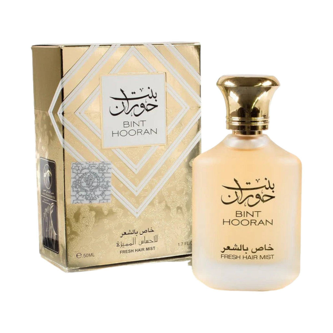 Bint Hooran Fresh Hair Mist 50ml bottle by Ard Al Zaafaran with zesty and woody scent notes.