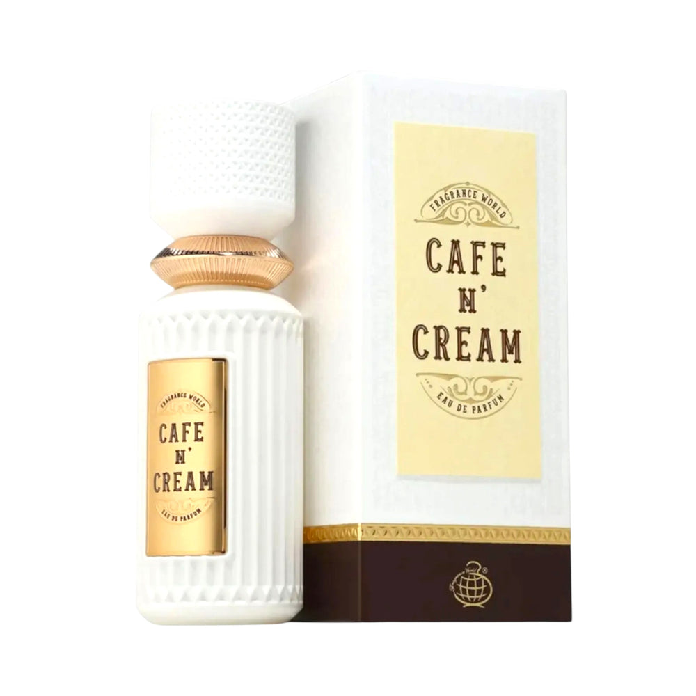 Cafe N’ Cream 100ml EDP by Fragrance World – Coffee Cream Vanilla Perfume