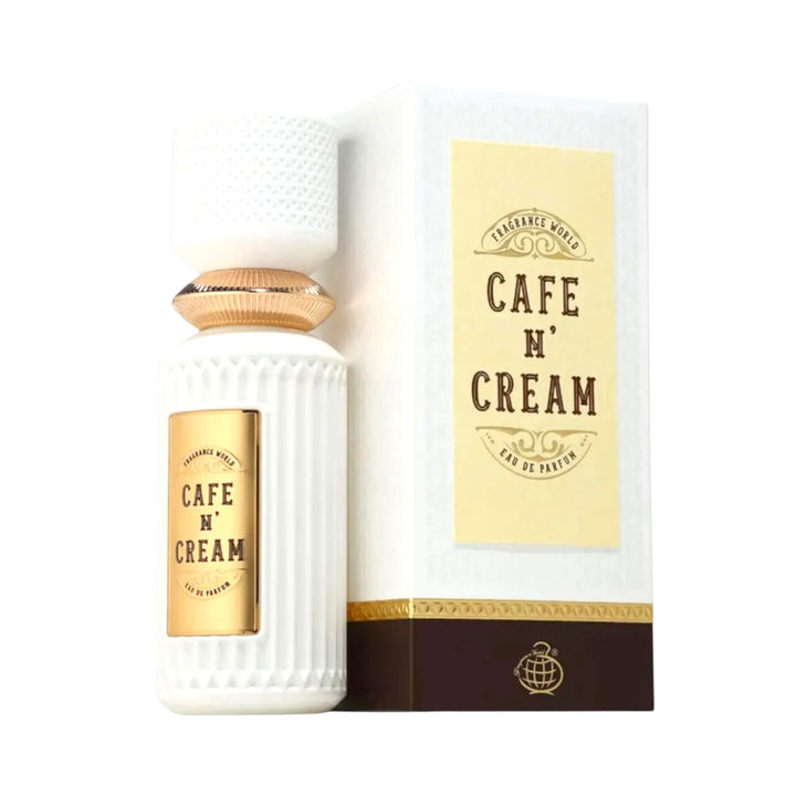 Cafe N’ Cream 100ml EDP by Fragrance World – Coffee Cream Vanilla Perfume