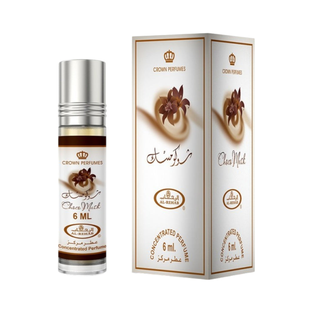 Choco Musk 6ml Roll-On Perfume Oil by Al Rehab – Sweet Chocolate Scent
