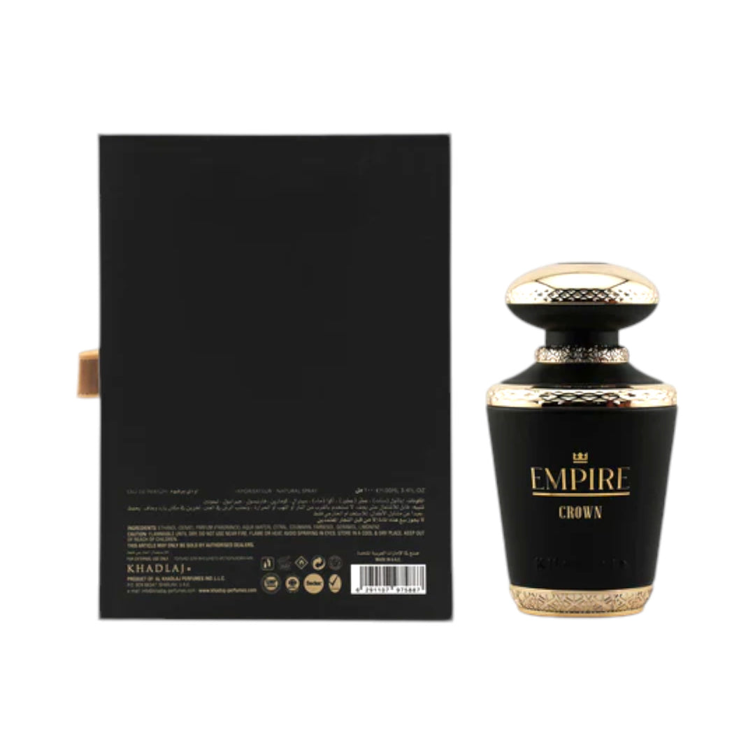 Empire Crown 100ml EDP by Khadlaj – Regal Perfume Bottle