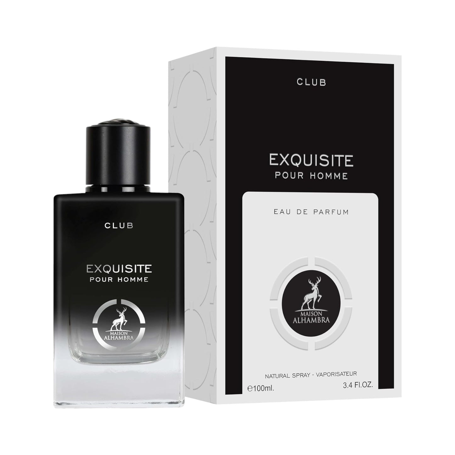 Exquisite Club Pour Homme 100ml EDP by Maison Alhambra – Elegant Masculine Fragrance