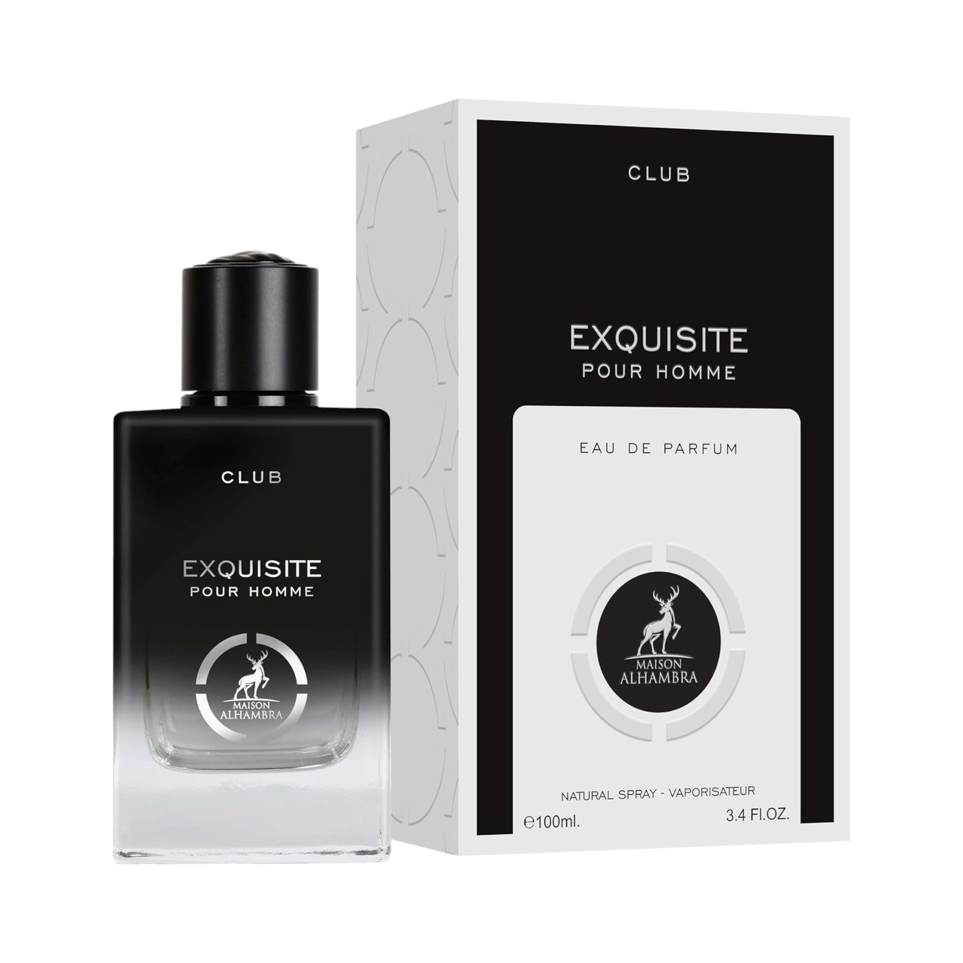 Exquisite Club Pour Homme 100ml EDP by Maison Alhambra – Elegant Masculine Fragrance