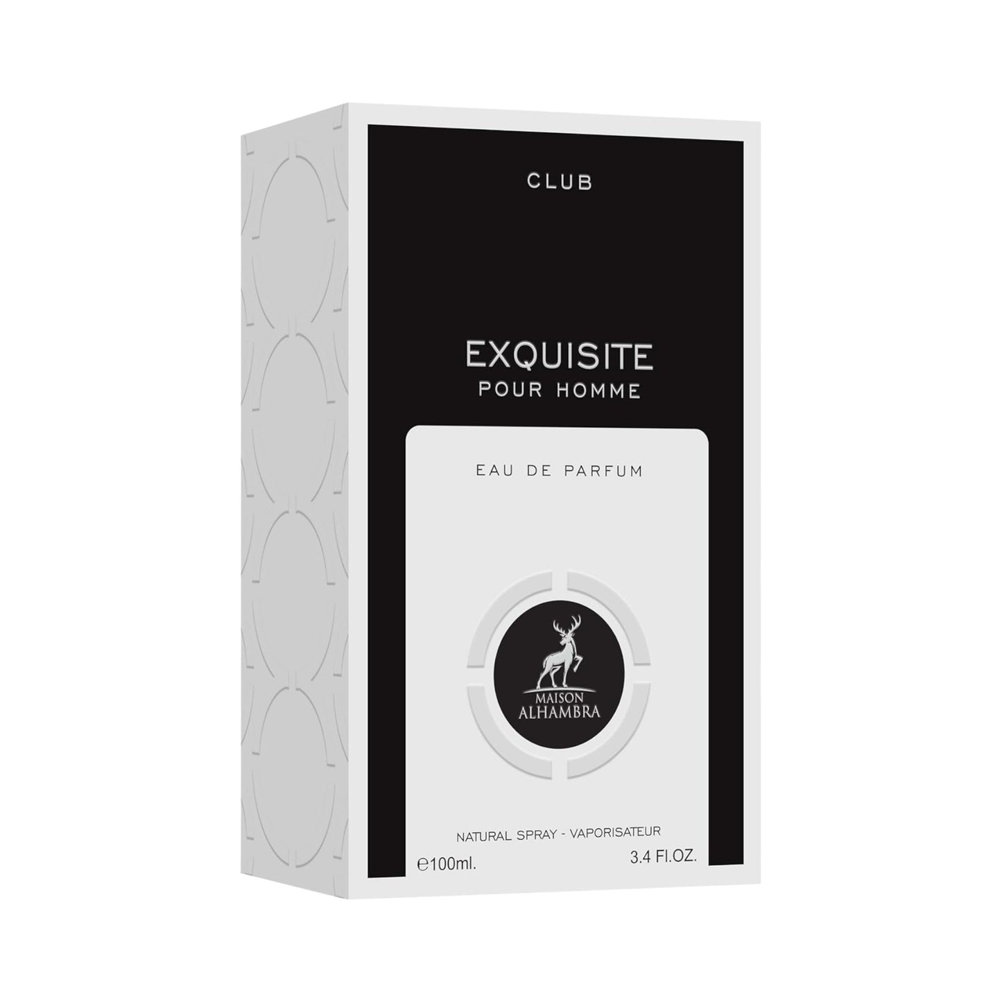 Exquisite Club Pour Homme 100ml EDP by Maison Alhambra – Elegant Masculine Fragrance