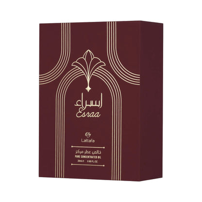 Esraa Pure 20ml Concentrated Oil by Lattafa – Fruity Floral Perfume Oil