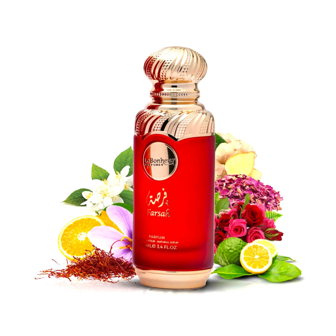 Farsah 100ml EDP by Le Bonheur – Floral Leather Perfume